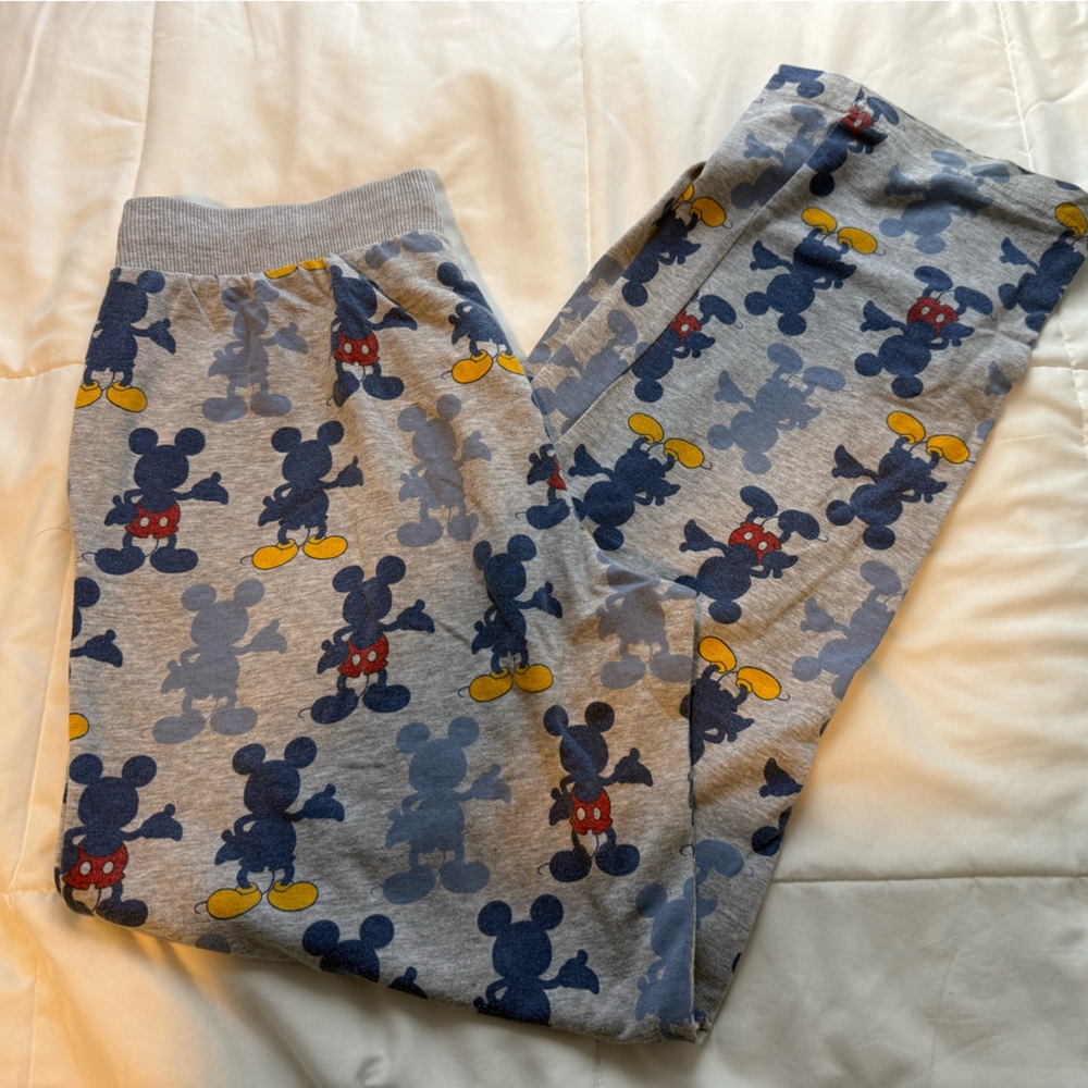 Disney Mickey Mouse Cotton Pajama Bottoms